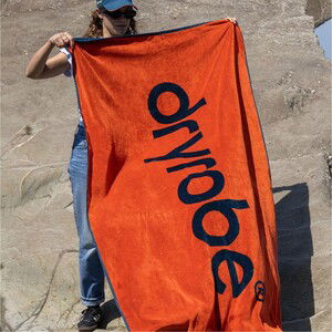 2024 Dryrobe Toalla De Playa Ecolgica BEACH TOWEL ODSB - Orange / Deep Sea Blue